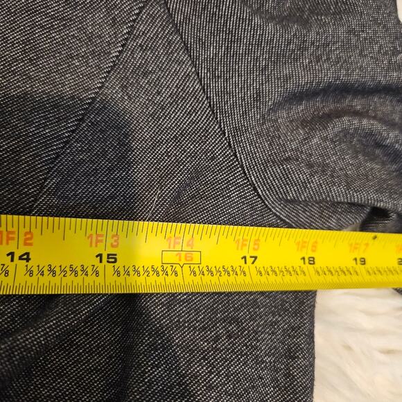 J. Jill Wearever Collection Rayon Stretch Jacket Black Rinse size small Petite - Picture 5 of 7